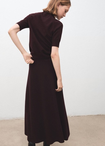 Фото ракурс 2 - Жіночий бордовий джемпер Mango артикул 17007784 77 1 season