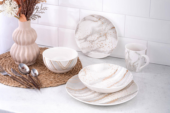 Фото ракурс 4 - Бежевий салатник Ardesto артикул AR0914S No color FW2025