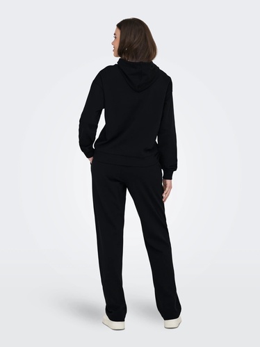 Фото ракурс 2 - Жіноче чорнe худі Only артикул 15356341 Black FW2025