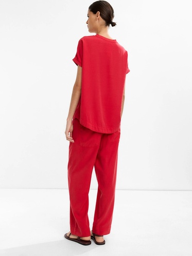 Фото ракурс 2 - Жіночі червоні штани Parfois артикул 235082 _RD FW2025