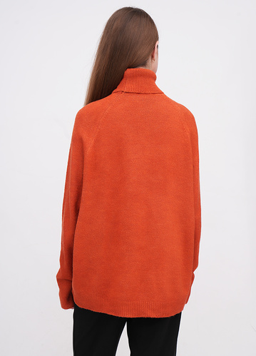 Фото ракурс 2 - Жіночий помаранчевий светр EQUILIBRI артикул W342 083 000 Orange FW2025