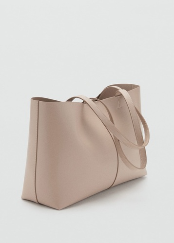 Фото ракурс 2 - Жіноча коричнева сумка Mango артикул 17044784 35 1 season