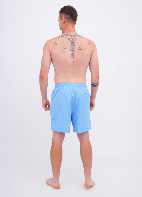 Фото ракурс 2 - Мужские голубые плавки Lee Cooper артикул LCM251-9009 BLISSFUL BLUE FW2025