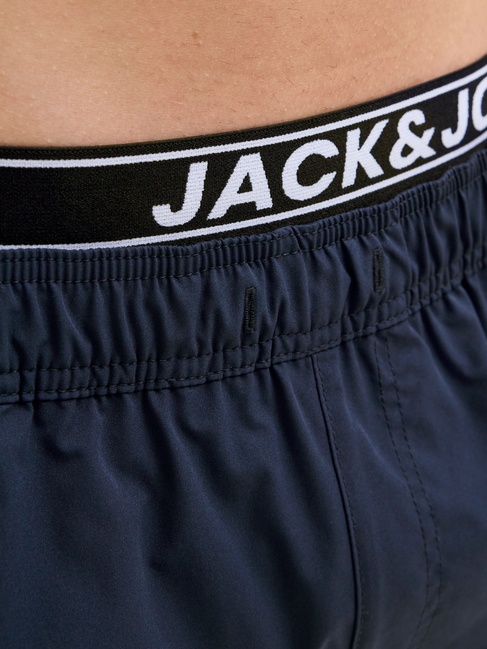 Фото ракурс 7 - Мужские синие плавки Jack & Jones артикул 12272949 Navy Blazer SS2025