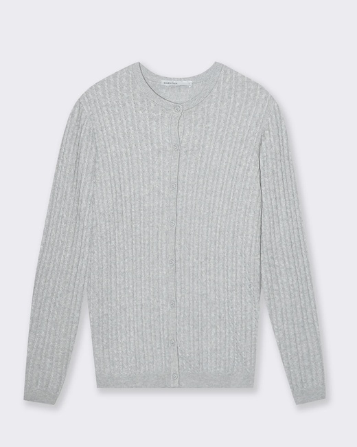 Жіночий сірий кардиган Piazza Italia артикул 32334 Light grey FW2025 Фото ракурс 1 - Жіночий сірий кардиган Piazza Italia артикул 32334 Light grey FW2025
