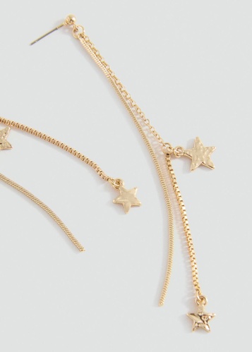 Фото ракурс 2 - Женские золотые серьги Mango артикул 17063804 OR 1 season