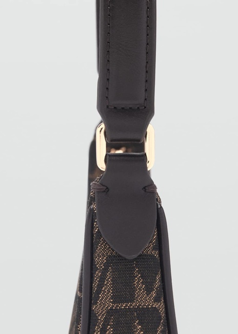 Фото ракурс 5 - Жіноча коричнева сумка Mango артикул 87052025 32 8 season