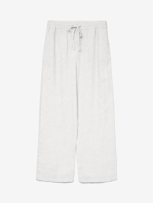 Жіночі білі штани Vero Moda артикул 10305091 snow white SS2025 Фото ракурс 3 - Жіночі білі штани Vero Moda артикул 10305091 snow white SS2025