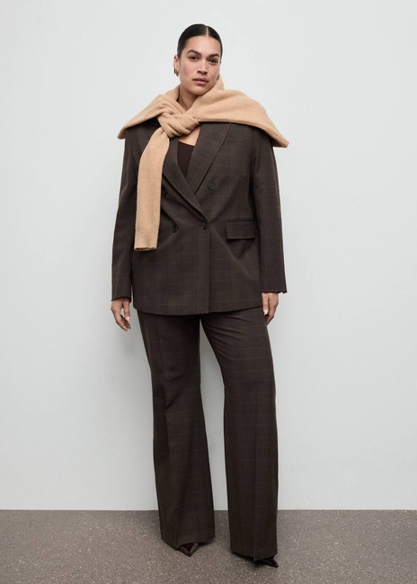 Фото ракурс 6 - Жіночі коричневі брюки Mango артикул 27031324 30 2 season