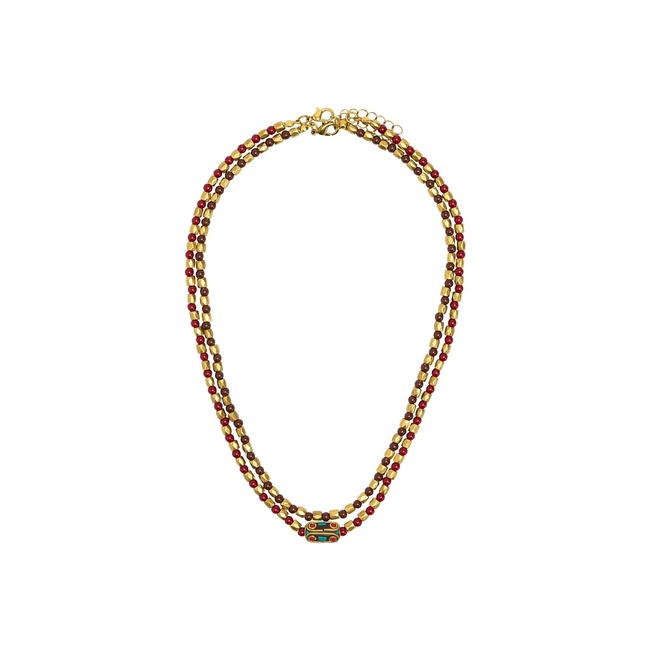 Фото ракурс 1 - Жіноче золотe намисто Parfois артикул 240938 _HM FW2025