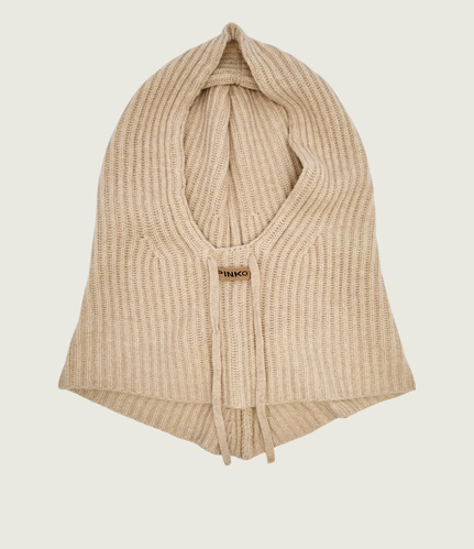 Фото ракурс 1 - Женский молочный шарф Pinko артикул 104494-A2Z1 I32 FW2025