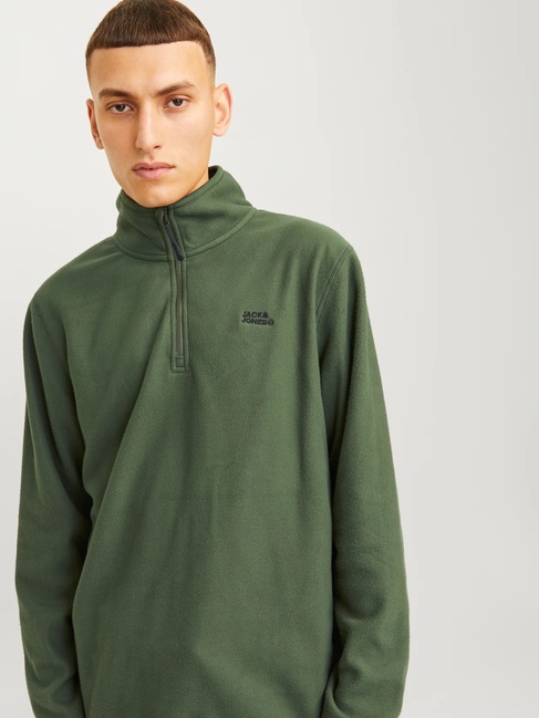 Фото ракурс 7 - Чоловіче зеленe худі Jack & Jones артикул 12258490 Kombu Green FW2024