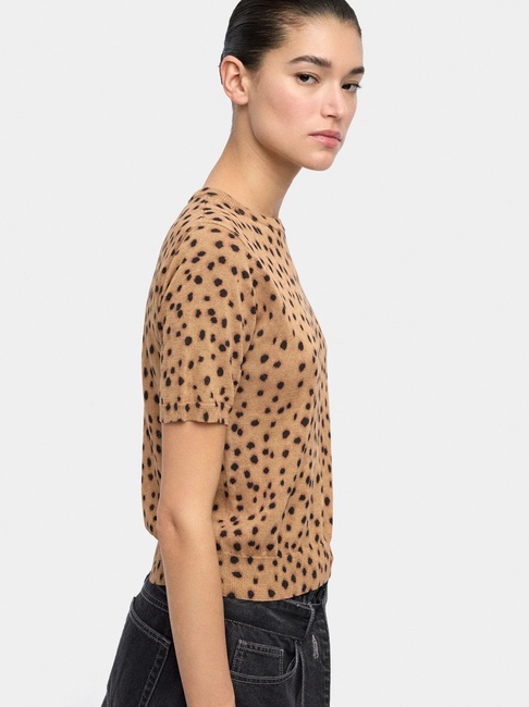 Женский коричневый свитер Parfois артикул 238438 _CA FW2025 Фото ракурс 3 - Женский коричневый свитер Parfois артикул 238438 _CA FW2025