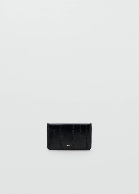 Жіночий чорний гаманець Mango артикул 27051275 99 2 season Фото ракурс 1 - Жіночий чорний гаманець Mango артикул 27051275 99 2 season