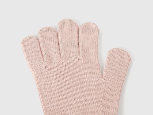 Фото ракурс 2 - Бежевые перчатки Benetton для мальчиков артикул 107TCG00Q.G 68Q 25A