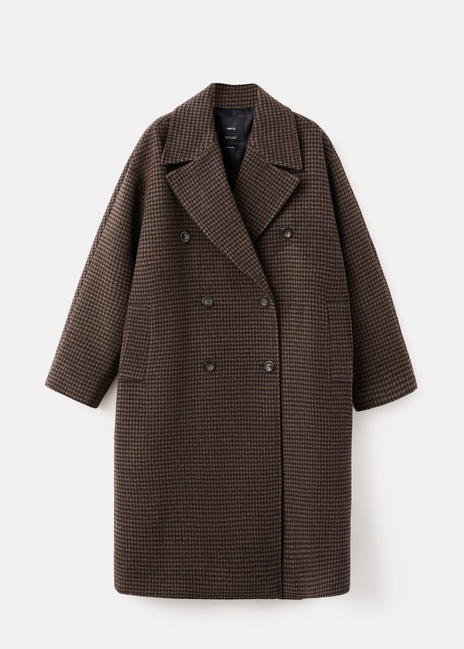 Фото ракурс 4 - Женское коричневое пальто Mango артикул 27071316 30 2 season