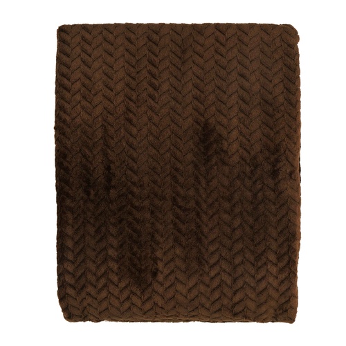 Фото ракурс 2 - Коричневый плед Ardesto артикул ART0205JB No color FW2025