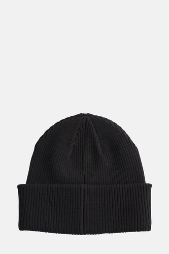 Фото ракурс 2 - Чоловіча чорна шапка Jack & Jones артикул 12279181 Black FW2025