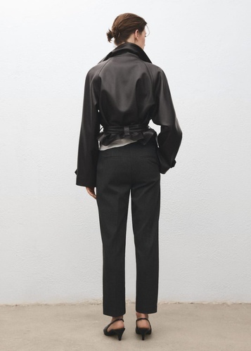 Фото ракурс 2 - Жіночі сірі брюки Mango артикул 17065799 92 1 season