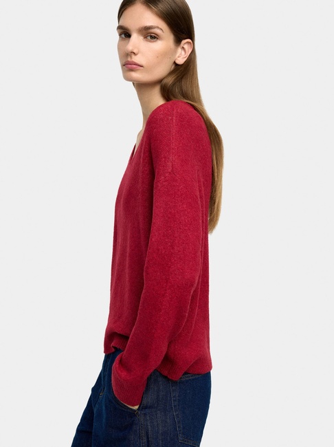 Жіночий червоний светр Parfois артикул 238846 _RD FW2025 Фото ракурс 3 - Жіночий червоний светр Parfois артикул 238846 _RD FW2025