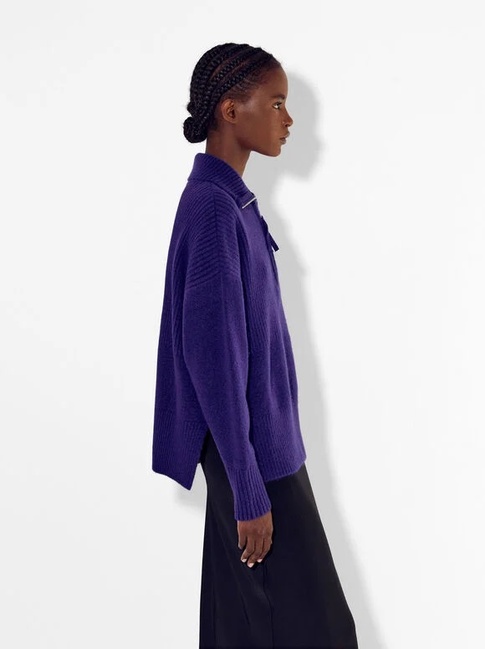 Фото ракурс 2 - Жіночий фіолетовий светр Parfois артикул 214464 _BL SS2024
