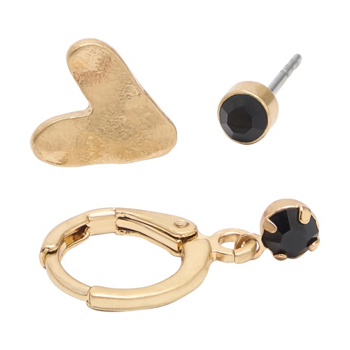 Фото ракурс 2 - Жіночі золото-чорні сережки Parfois артикул 239029 _GD FW2025