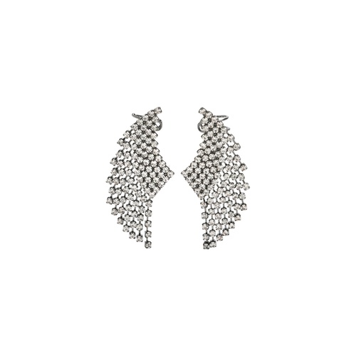 Фото ракурс 1 - Женские серебряные серьги Parfois артикул 242707 _SV FW2025