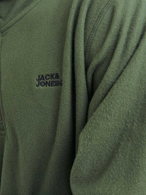 Фото ракурс 5 - Чоловіче зеленe худі Jack & Jones  артикул 12258490 Kombu Green FW2024