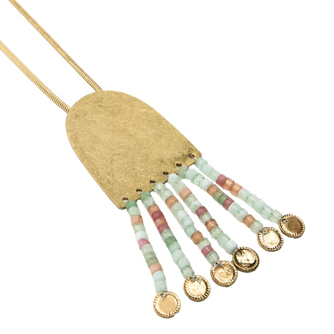 Жіноче золотe намисто Parfois артикул 237346 _HM FW2025 Фото ракурс 2 - Жіноче золотe намисто Parfois артикул 237346 _HM FW2025