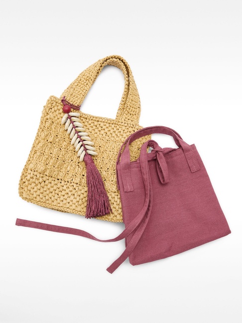 Фото ракурс 4 - Жіноча бежева сумка Parfois артикул 230279 NCS FW2025