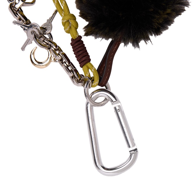 Фото ракурс 3 - Женский зеленый брелок Parfois артикул 242879 _GN SS2026