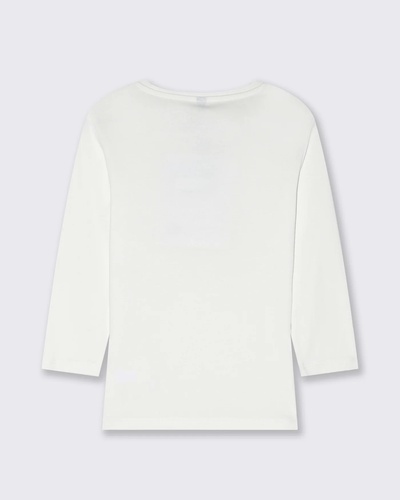 Фото ракурс 2 - Женский белый реглан Piazza Italia артикул 62288 White milk FW2025