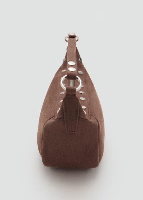 Фото ракурс 3 - Жіноча коричнева сумка Mango артикул 17042919 32 1 season