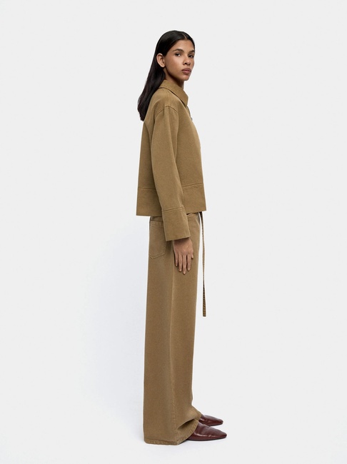 Фото ракурс 4 - Женские коричневые штаны Parfois артикул 239137 _BN FW2025