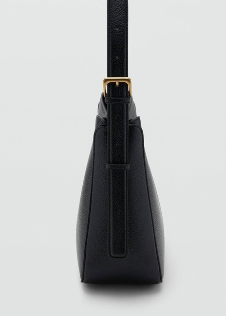 Женская черная сумка Mango артикул 27081196 99 2 season Фото ракурс 3 - Женская черная сумка Mango артикул 27081196 99 2 season