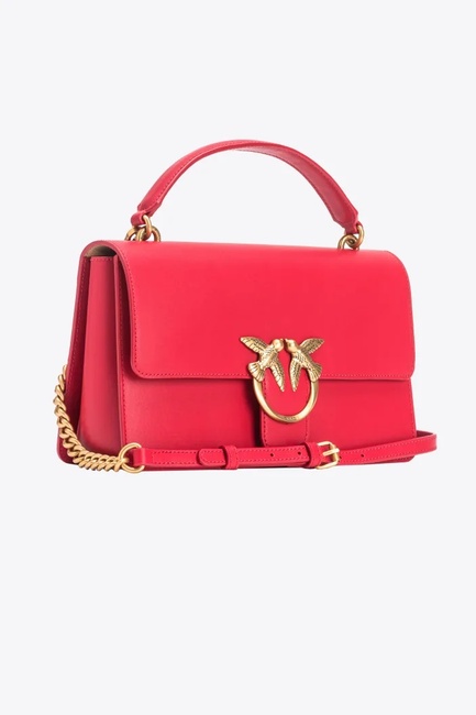 Фото ракурс 3 - Женская красная сумка Pinko артикул 100072-A0F1 R30Q SS2024