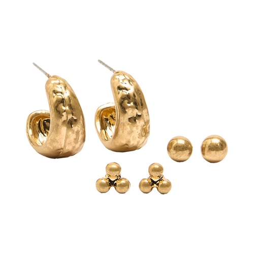 Фото ракурс 1 - Женские золотые серьги Parfois артикул 239182 _GD FW2025