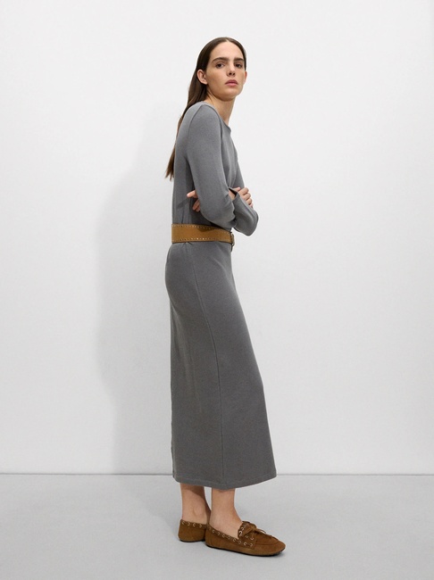 Фото ракурс 3 - Жіноча сіра сукня Parfois артикул 229271 _GY SS2025