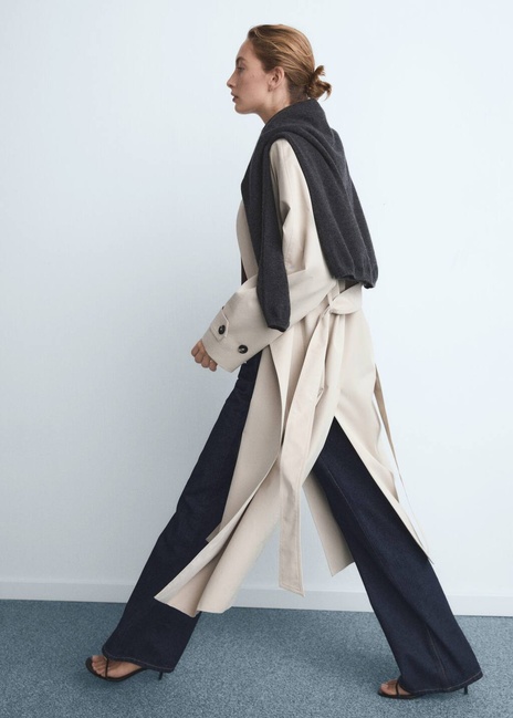 Фото ракурс 5 - Женские синие джинсы Mango артикул 17025799 TS 1 season