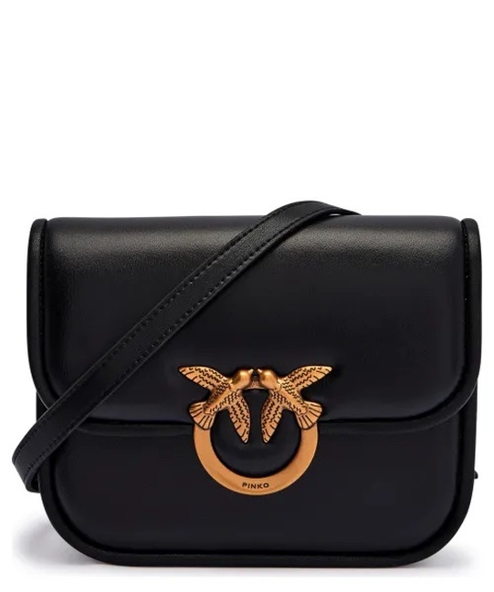 Женская черная сумка Pinko артикул 104297-A26L Z99Q FW2025 Фото ракурс 1 - Женская черная сумка Pinko артикул 104297-A26L Z99Q FW2025