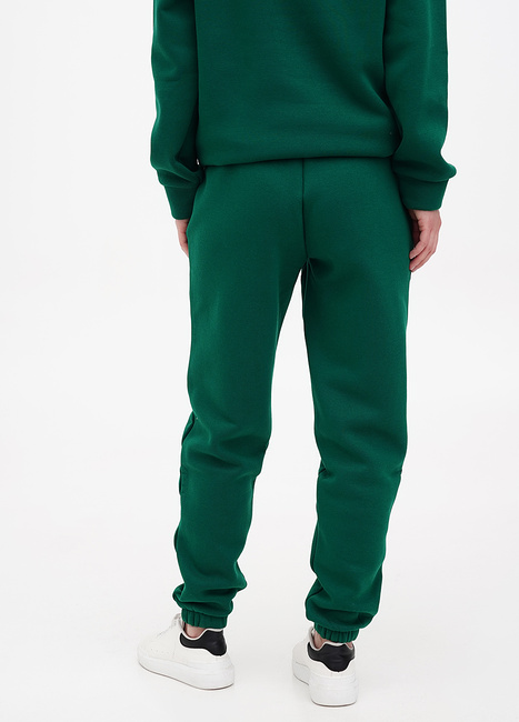 Фото ракурс 2 - Женские зелёные штаны EQUILIBRI артикул OD Jogger Fleece AR Green FW2024