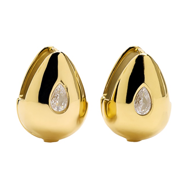 Фото ракурс 2 - Жіночі золоті сережки Parfois артикул 228127 _GD FW2025