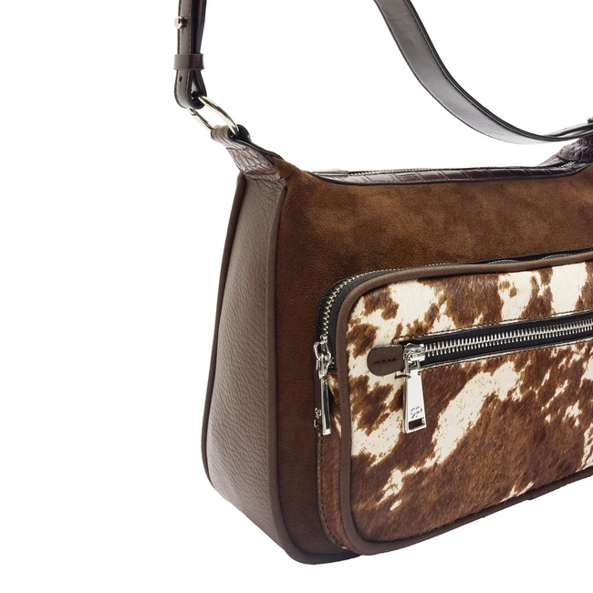 Жіноча коричнева сумка Parfois артикул 238759 _CA FW2025 Фото ракурс 3 - Жіноча коричнева сумка Parfois артикул 238759 _CA FW2025