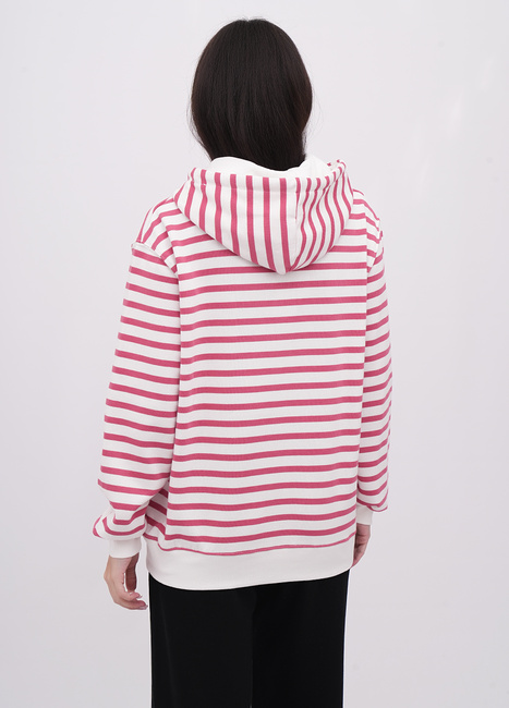 Женская розовая олимпийка EQUILIBRI артикул W232 014 000 Frez FW2025 Фото ракурс 2 - Женская розовая олимпийка EQUILIBRI артикул W232 014 000 Frez FW2025