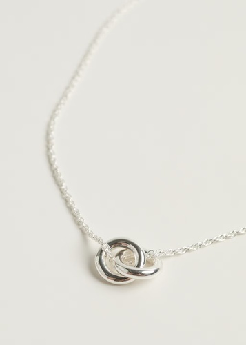 Фото ракурс 2 - Жіноче срібнe намисто Mango артикул 17906000 PL 1 season