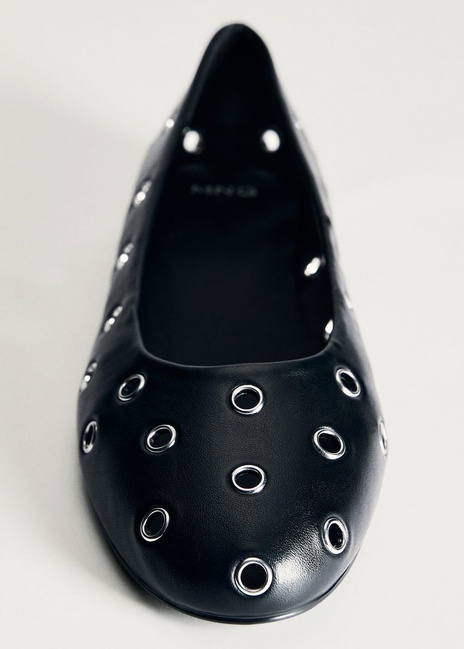 Фото ракурс 5 - Жіночі чорні туфлі Mango артикул 87003277 99 8 season