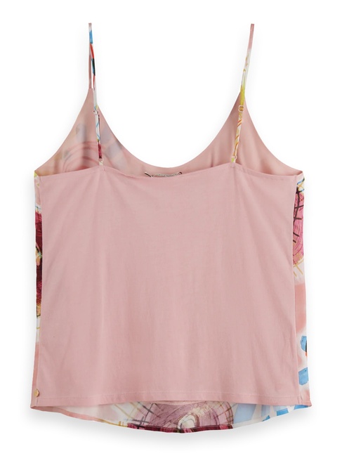 Фото ракурс 6 - Женская розовая майка SCOTCH & SODA артикул U9A00723T U644 SS2025