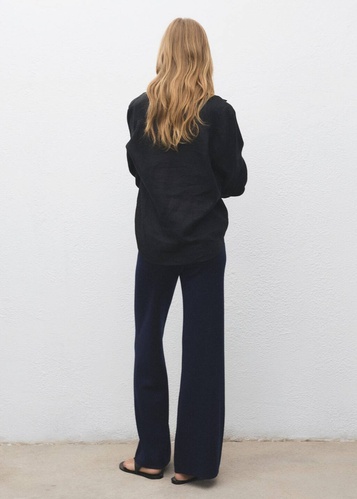 Фото ракурс 2 - Жіночі сині брюки Mango артикул 17045149 56 1 season