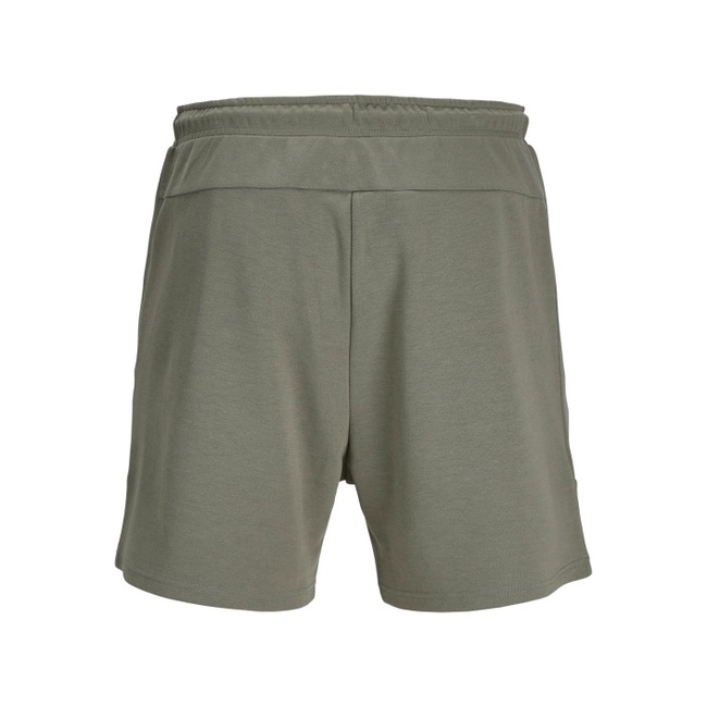 Мужские зеленые шорты Jack & Jones артикул 12186750 Smokey Olive FW2025 Фото ракурс 5 - Мужские зеленые шорты Jack & Jones артикул 12186750 Smokey Olive FW2025
