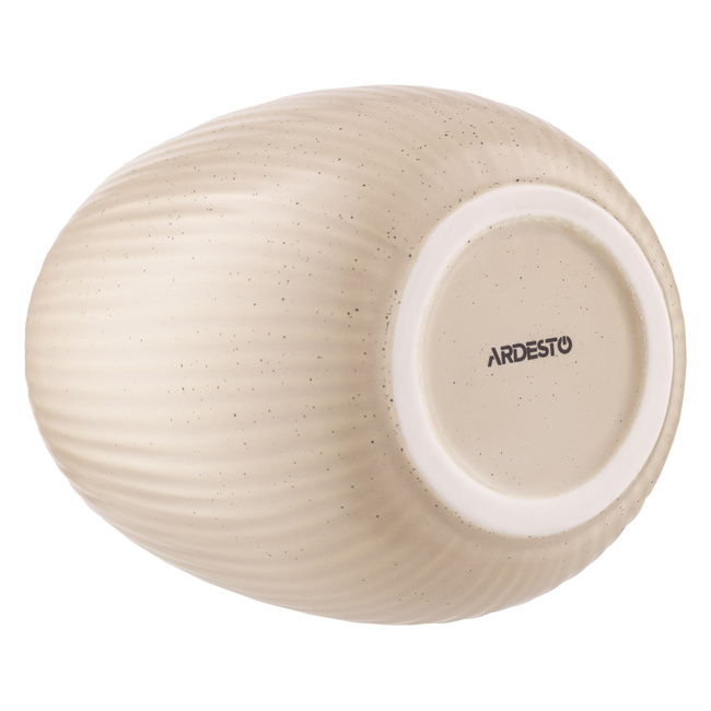 Фото ракурс 5 - Бежевая ваза Ardesto артикул AR3813B No color FW2025